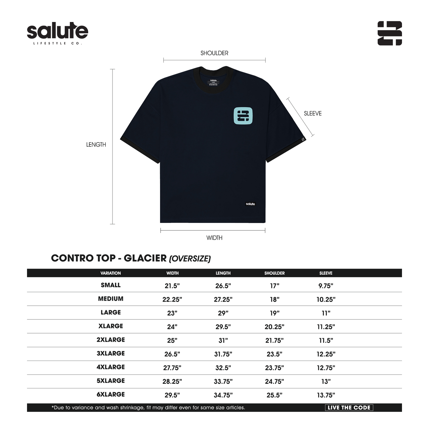 Contro Top (Glacier)