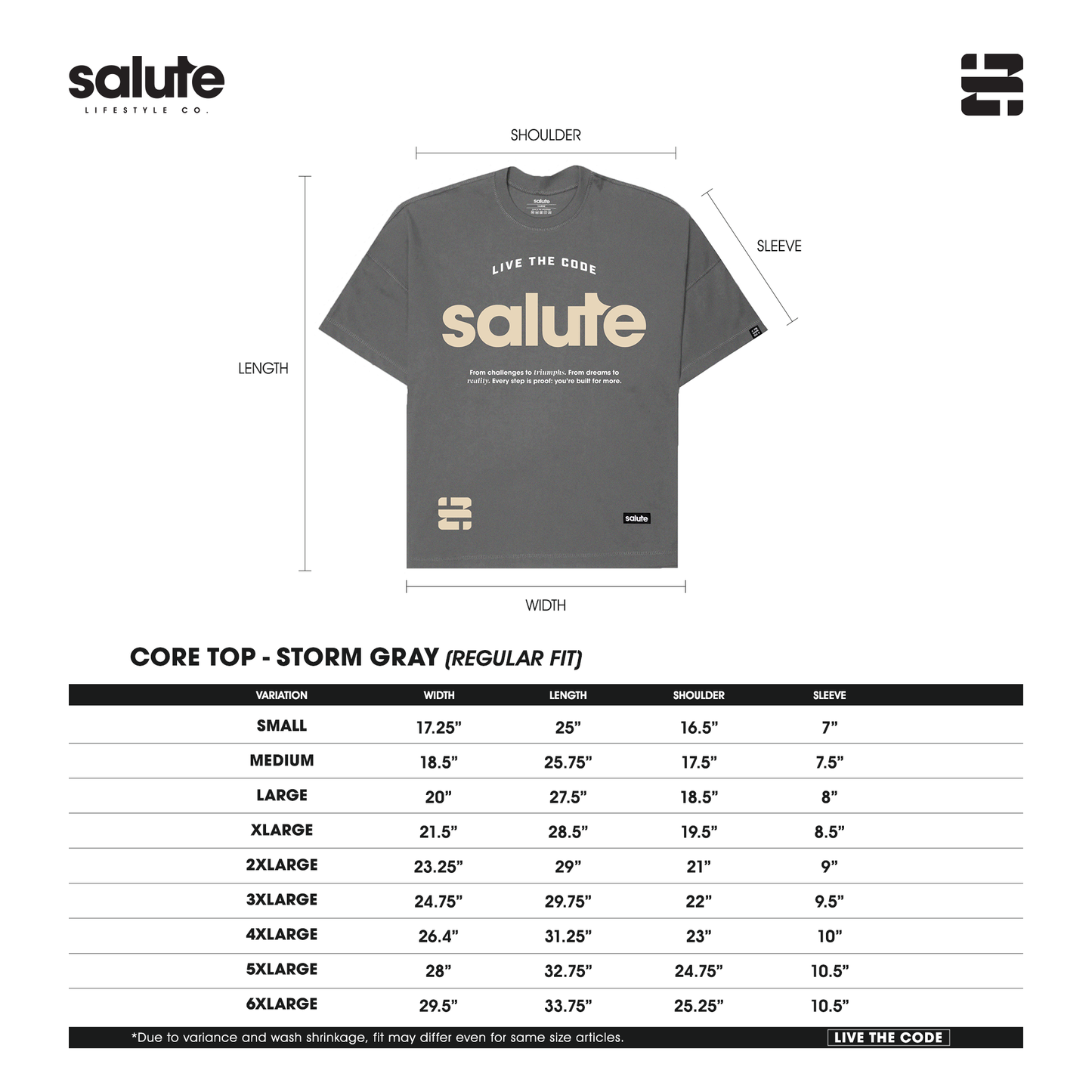 Core Top (Storm Gray)