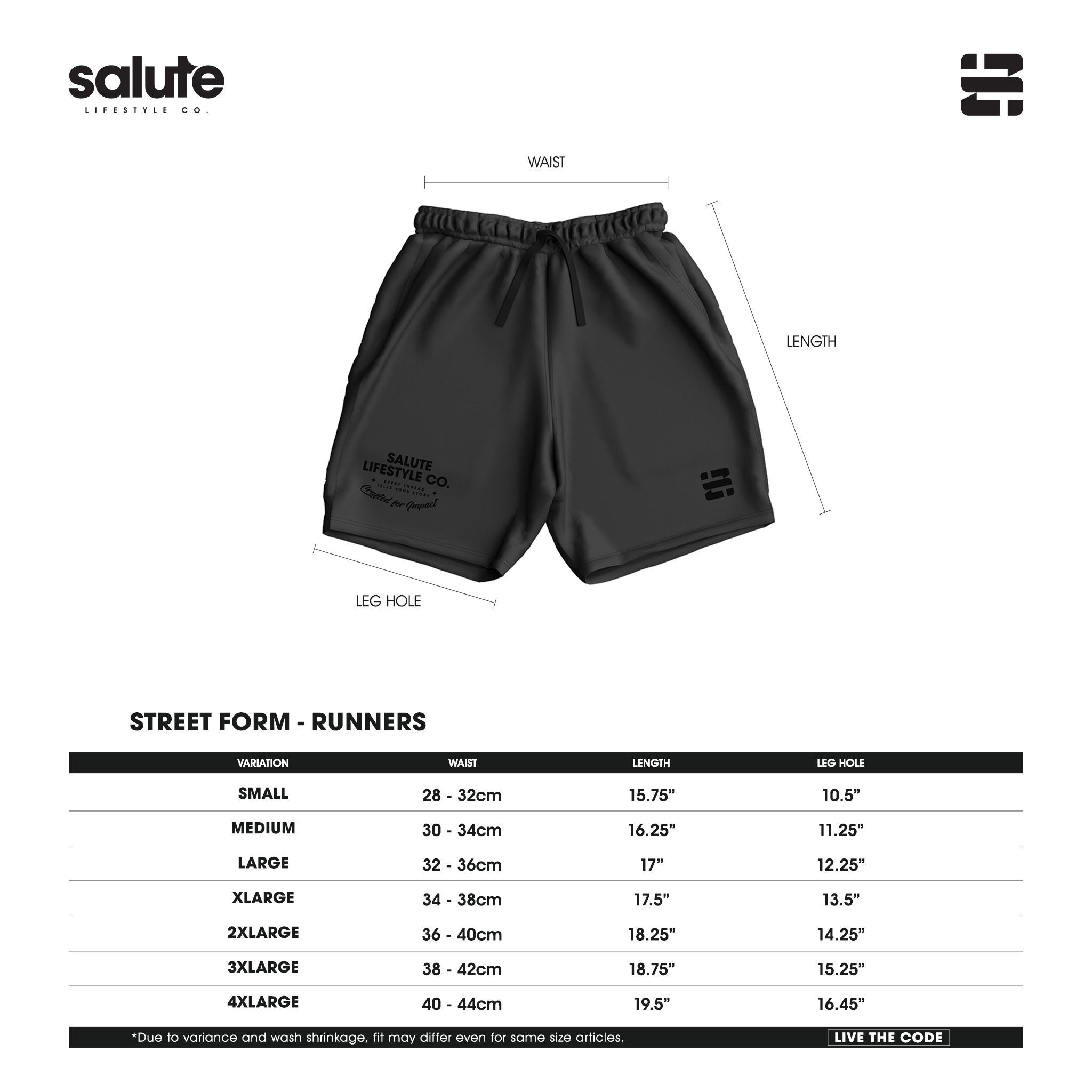 Sizing Chart